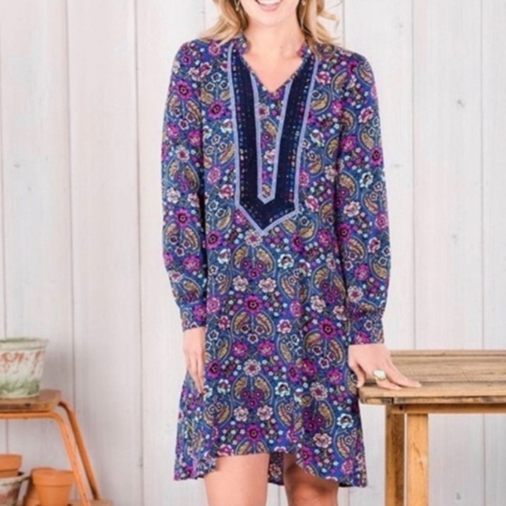 Matilda Jane Thoughts and Dreams Patterned Tunic Dress